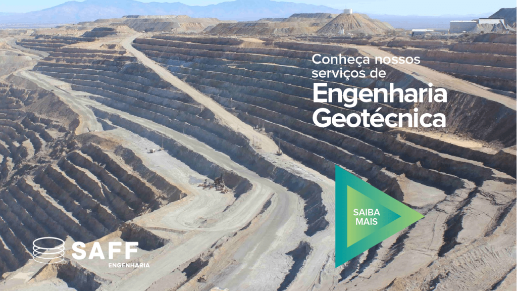 Banner de serviços de Engenharia Geotécnica da SAFF Engenharia.