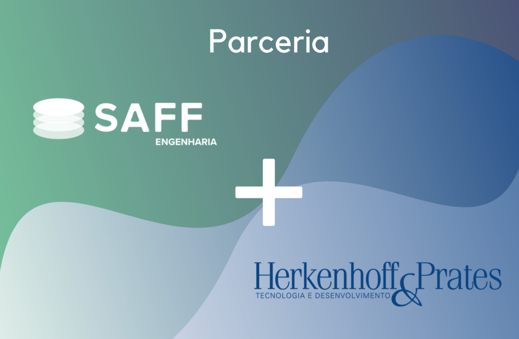 banner que anuncia a parceria entre a SAFF Engenheira e a H&P