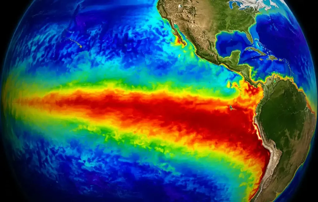 Rastro do El Niño 2026.